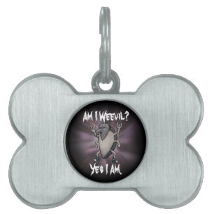 Médaillons Pour Animaux Domestiques Suis-je Webad Heavy Metal Cartoon