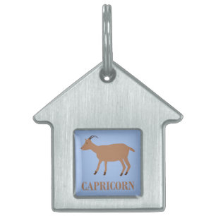 Médaillons Pour Animaux Domestiques Symbole étoile Capricorne Chèvre