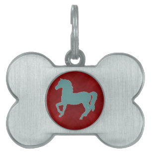 Médaillons Pour Animaux Domestiques Tag animal de compagnie de chevaux