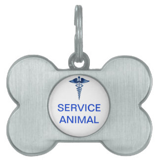 Médaillons Pour Animaux Domestiques Tag animal de service avec logo Médicale