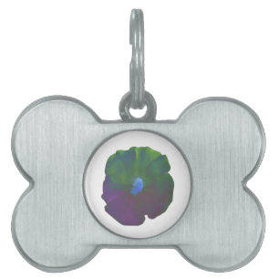 Médaillons Pour Animaux Domestiques Tag de animal de compagnie Rainbow Petunia