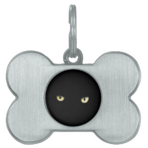 Médaillons Pour Animaux Domestiques Tag de l'animal de compagnie Halloween Black Cat E