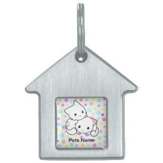 Médaillons Pour Animaux Domestiques Tag de l'animal de compagnie Tender Kittens