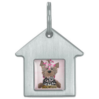 Médaillons Pour Animaux Domestiques Tag de ma maison pour animaux de compagnie
