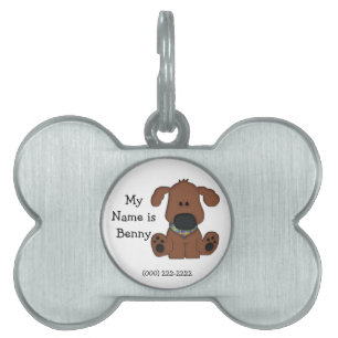 Médaillons Pour Animaux Domestiques Tag/Personnaliser l'identification du chien mignon