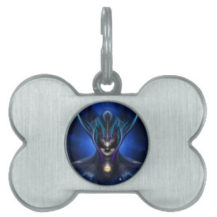 Médaillons Pour Animaux Domestiques Tag Taidushan Sai Shadow Blue Pet