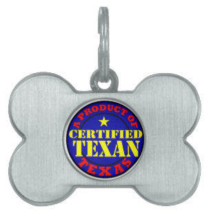 MÉDAILLONS POUR ANIMAUX DOMESTIQUES TEXAN CERTIFIÉ