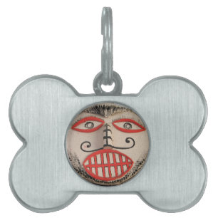 Médaillons Pour Animaux Domestiques Thailande Fantôme, Festival Phi Ta Khon Mask, Loei