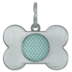 Médaillons Pour Animaux Domestiques Turquoise
