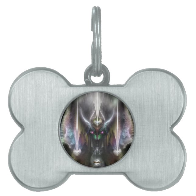 Médaillons Pour Animaux Domestiques Tyrinan Le Dieu Horikine de la guerre (Devant)