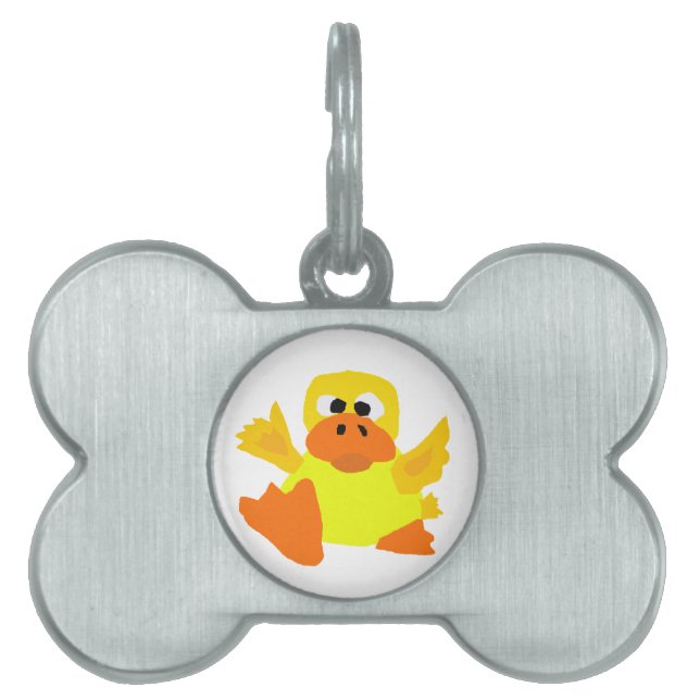 Médaillons Pour Animaux Domestiques UU- bande dessinée drôle d'art de Bigfoot de (Devant)