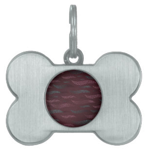 Médaillons Pour Animaux Domestiques Vagues Tigre (motif stylisé) 6