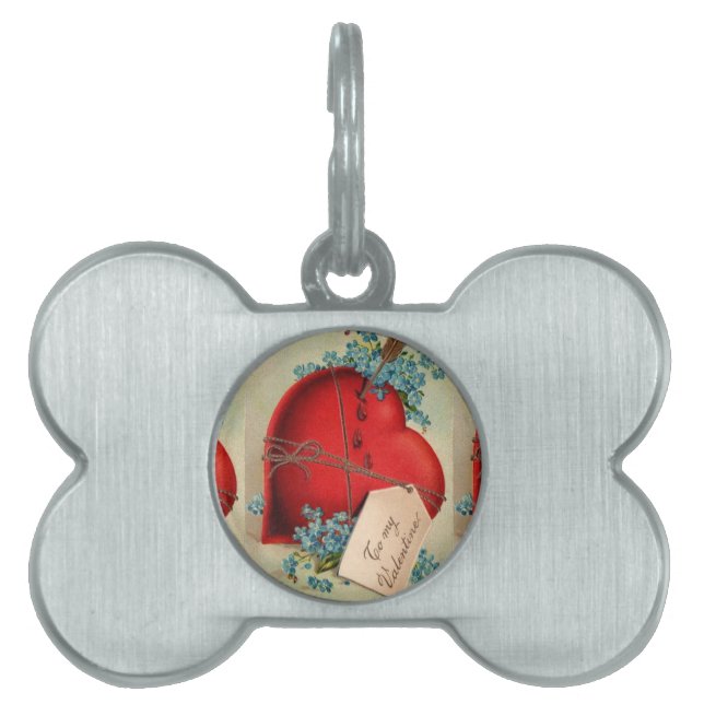 Médaillons Pour Animaux Domestiques Vintage Big Red (Devant)