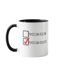 Médecin Assistant associé CheckBox Mug