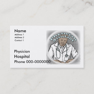 Médecin Cartes de visite adjoints