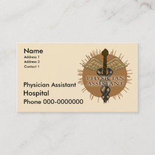 Médecin Cartes de visite adjoints