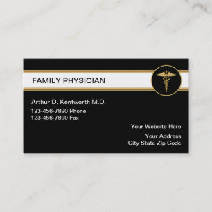 Médecin de famille cartes de visite