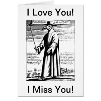 Médecin de la peste Masque je vous manque