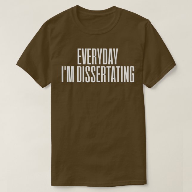 Médecin dissertant PhD TShirt Classi (Design devant)