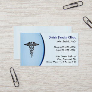 Médecin Docteur Médicale Carte de visite Symbole