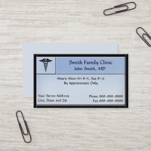 Médecin Docteur Médicale Carte de visite Symbole