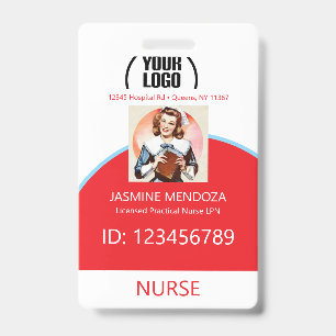 médecin infirmière badges Employé de l'hôpital Méd
