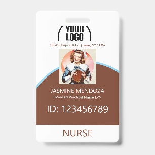 médecin infirmière badges Employé de l'hôpital Méd