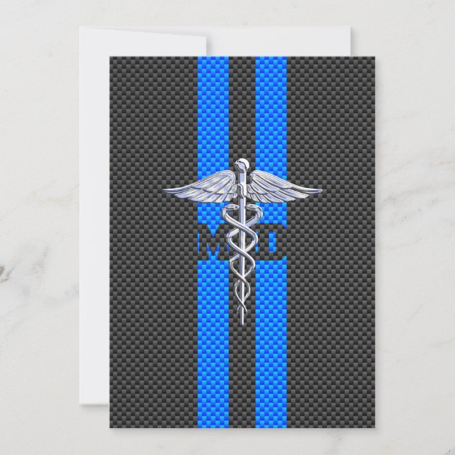 Médecin Médicale MD Caduceus sur l'impression de f (Devant)