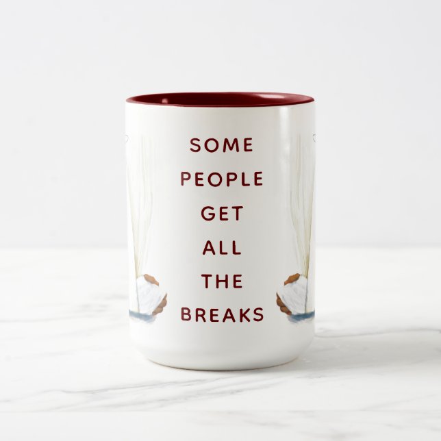 Médecin ou infirmière-cadeau Mug à café à deux ton (Centre)