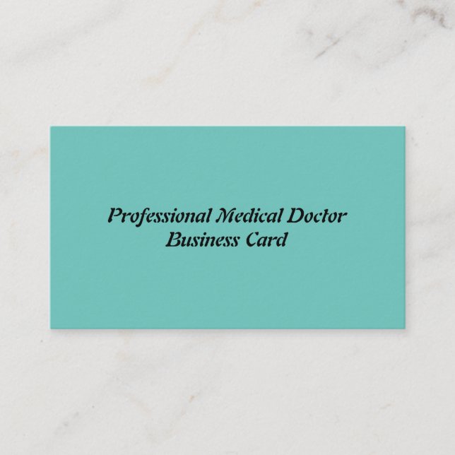Médecin professionnel carte de visite (Devant)