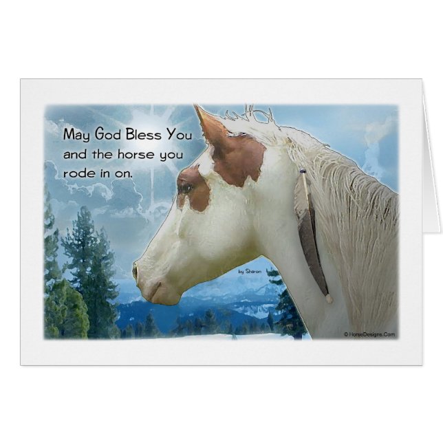 Médecine Casquette de la bénédiction de cheval (Devant horizontal)