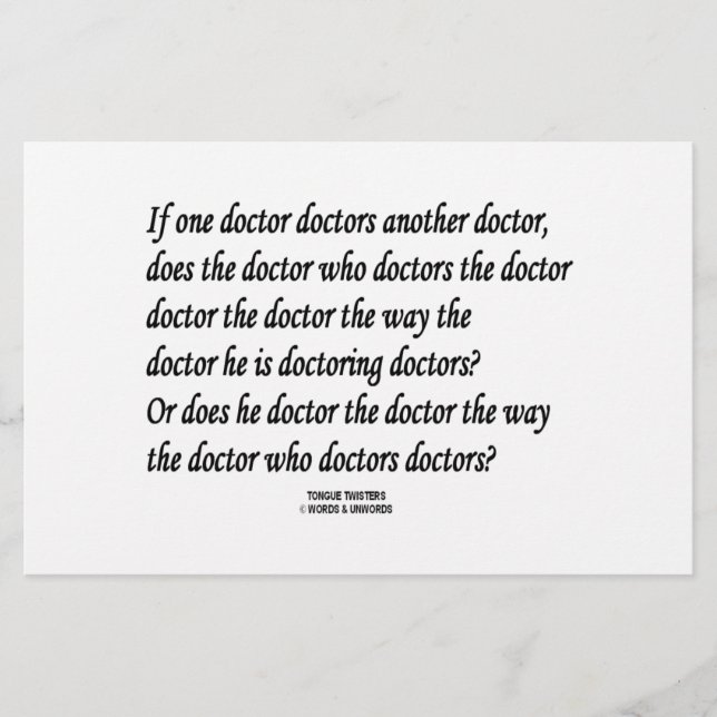 Médecins de la langue Twister Docteur Autre Docteu (Devant)