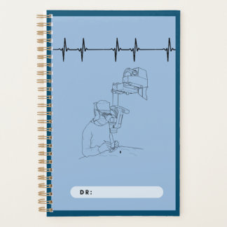 Médecins note spirale, bleu, chirurgiens