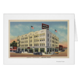 Medford, vue de l'Orégon - Jackson d'hôtel avec