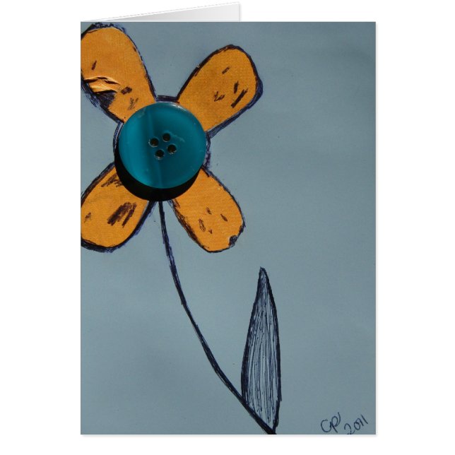 Médias mixtes à fleurs orange (Devant)