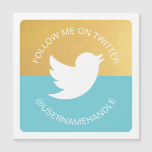 Médias sociaux modernes Twitter Suivez-moi