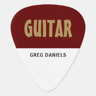 Médiators Gras moderne, Guitariste, Musicien, Personnalisé