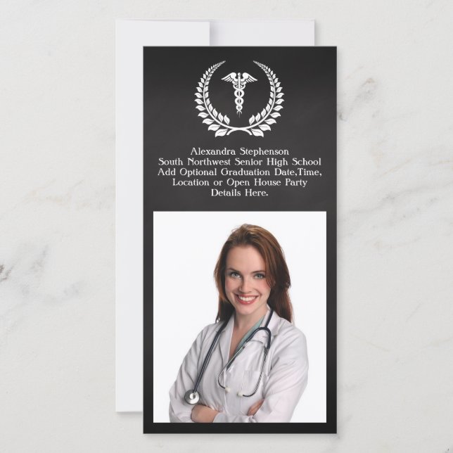 Medical Caduceus Laurel (Devant)