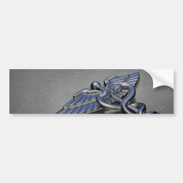Medical Caduceus Symbol - Bumper Sticker (Devant)