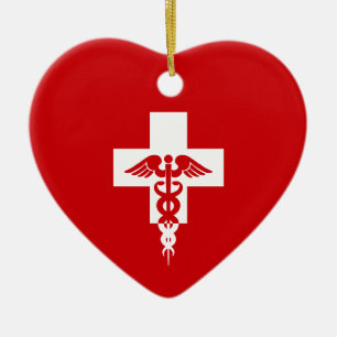 Médicale professionnel ornement cardiaque, personn