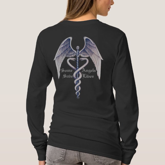 Médicale quelques anges sauvent T-shirt de dames (Dos)
