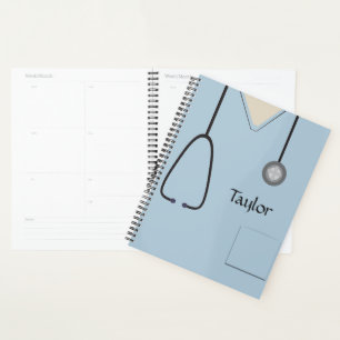 Médicale Scrubs Infirmière Docteur Light Blue Pl