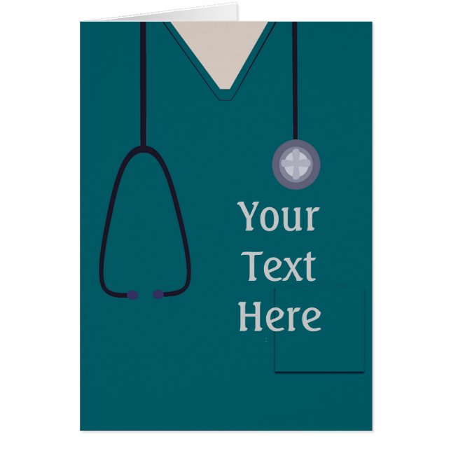 Médicale Scrubs Infirmière Docteur Turquoise Perso (Devant)