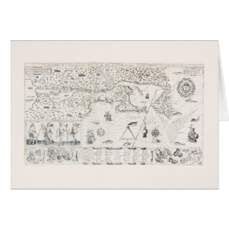 Medieval World Map Québec Nouvelle-France America