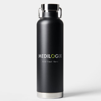 MEDILOGIX 32 oz Bouteille d'eau Texte