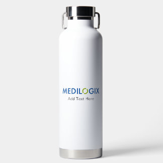 MEDILOGIX 32 oz Bouteille d'eau Texte