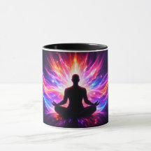 Meditation Chakra Mug Spiritual Yoga Art