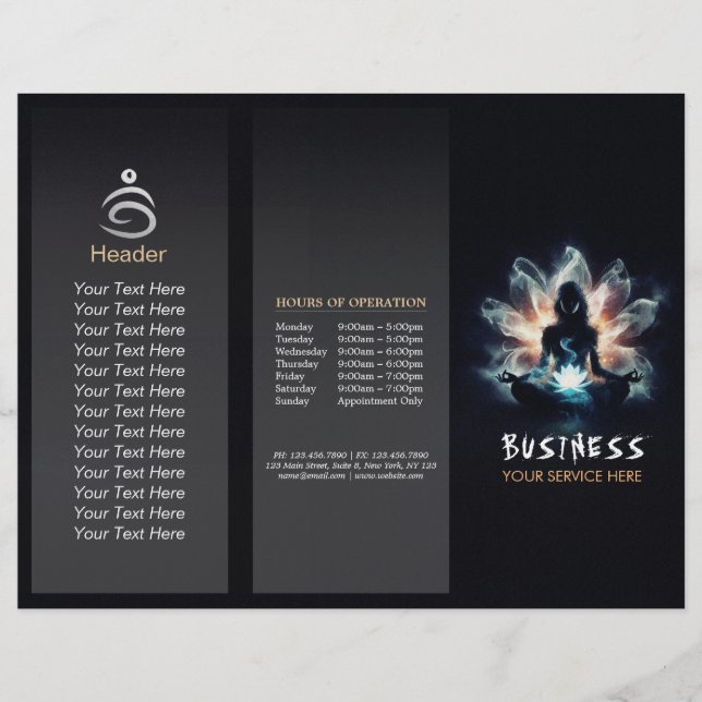 Méditation de l'instructeur de yoga Pose de la Mis (Devant)