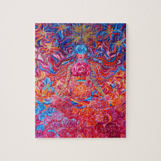 Méditation de puzzle Yoga (Vertical)