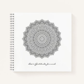 Méditation de Yoga Gratitude Mandala Journal